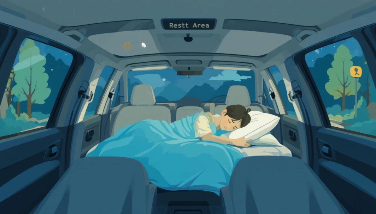 Panduan Tidur Dalam Kereta Dengan Selamat