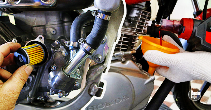Cara Betul Isi Minyak Motosikal Tanpa Tumpah