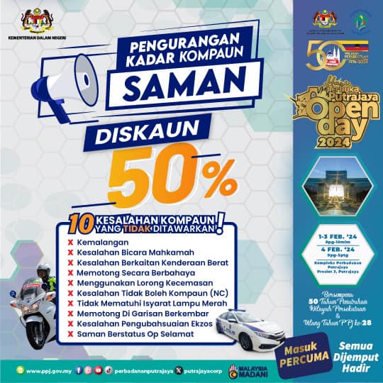 Adakah Diskaun Saman Trafik Akan Diteruskan? Adakah Diskaun Saman Trafik Akan Diteruskan?